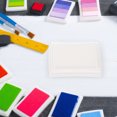 thumbnail image 2 of 10pcs Office Washable Fingerprint Ink Pads Blank Diy Ink Pads Blank Sponge Stamp Pads, 2 of 9