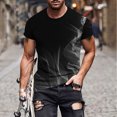 thumbnail image 1 of Qertyioot T-shirt à Manches Courtes Imprimé pour Hommes Col Rond Mode Décontractée Manches Courtes Liquidation, 1 of 5