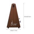 thumbnail image 2 of 1 Pce Tour en Bois Mécanique Metronome Instrument de Musique Pratique, 2 of 8