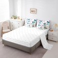 thumbnail image 3 of YST filles fleur literie consolateur ensemble 7pcs plage tropicale thème jumeau, 3 of 4