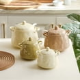 thumbnail image 2 of Qeeadeea/European Style Sugar Bowl With Ceramic Spoon, (400ml/14oz)Sugar Container, Sugar Bowls For Countertop, Salt Container With Spoon-pink-400ml/14oz, 2 of 6