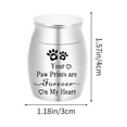 thumbnail image 3 of Urne pour Animaux Pot Commémoratif Chats Chien Produits Funéraires Urne en Alliage Scellée, 3 of 6