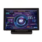 Computer Temp Monitor, Brightness Adjustable PC Sensor Panel Display 5inch IPS for Linux