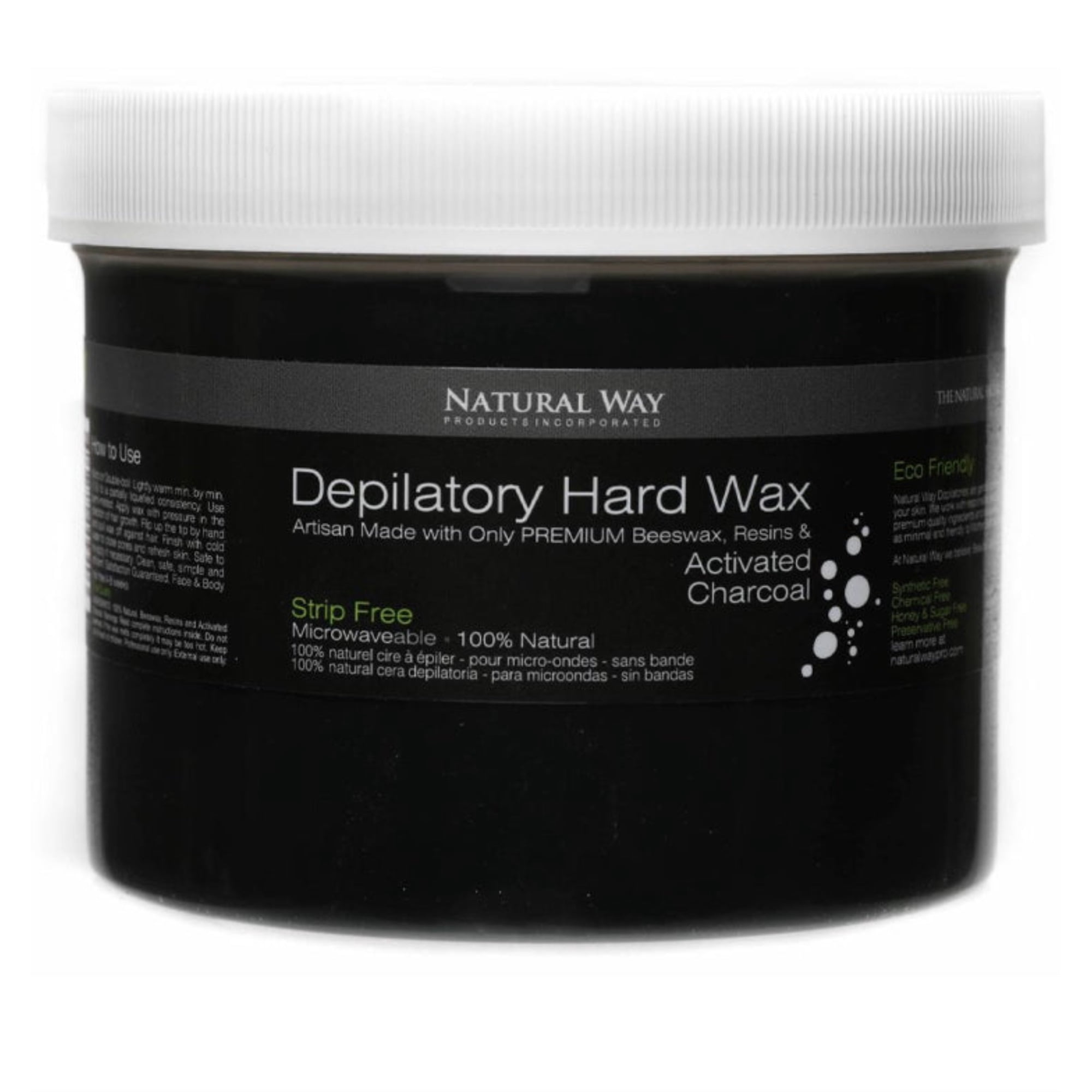 Natural Way Cire Dure : Cirage pour le Visage et le Corps, Compatible Micro-Ondes