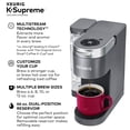 thumbnail image 2 of Keurig K-Supreme Single Serve Coffee Brewer, Gray, 2 of 2