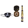 thumbnail image 3 of FRCOLOR 9pcs Kids Plastic Game Toys Eye Patch Compass Telescope Set Pirate Eye Mask Cosplay Pirate Dress Up Set Costume Accessory for Child(3pcs Eye Patch, 3pcs Compass, 3pcs Telescope), 3 of 4
