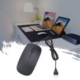 thumbnail image 2 of Slim USB Wired Optical Mouse Mice For PC 1 PCS Laptop Black/White W3L1, 2 of 6