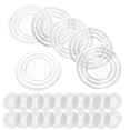 thumbnail image 2 of MasteelfCA 100pcs Bumper Spacers Glass Table Bumper Pads Clear Bumper Pads for Glass Table, 2 of 7