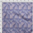 thumbnail image 4 of oneOone Cotton Jersey Medium Blue Fabric Abstracts Craft Projects Decor Fabric Printed By The Yard 58 Inch Wide, 4 of 5
