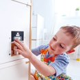 thumbnail image 3 of Hape Fridge Freezer Play Kitchen White/Red - E3153, 3 of 6