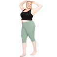 thumbnail image 2 of Stretch Is Comfort Women's Plus Size Knee Length Leggings| Adult X-Large - 7x, 2 of 5