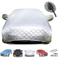 thumbnail image 1 of Hail Protector Car Cover, Car Blanket for Hail, 2025 Upgraded Hail Car Cover, Car Cover Hail Protection Padded, Car Cover Waterproof All Weather for Sedan/SUV/MPV/Hatchback (Silver, Hatchback), 1 of 7