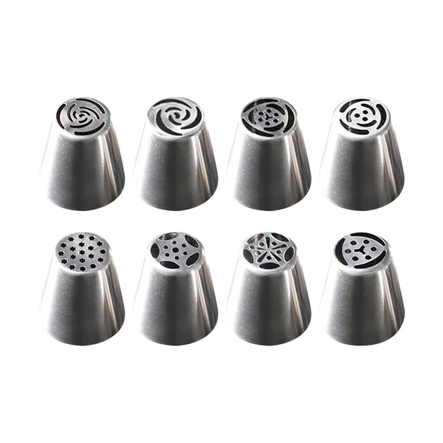 Pineapple Molder Pineapple Cake Mode Number Cake Stainless Steel Piping Nozzle Set Molding Flower Butter Extrusion Tool Baking Cake Piping Nozzle Set Proof Durable Smooth Piping Artifact