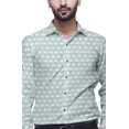 thumbnail image 2 of BESTMAN Cotton Shirt With Pockets Spread Collar Button Down Formal Shirt, 2 of 5