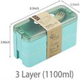 thumbnail image 1 of Boîte à Lunch Compartimentée pour Étudiant Ou Employé de Bureau Double Chauffage, 1 of 9