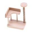 thumbnail image 3 of Ruiboury 1:12 Dollhouse Cat Climbing Frame Cat Scratch Post for Miniature Scene style A, 3 of 6