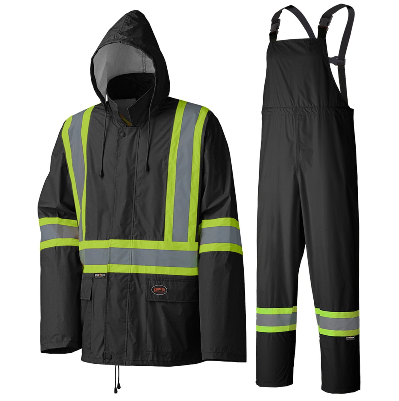 5599BK Hi-Viz Lightweight Rain Suit