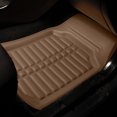 thumbnail image 3 of FH Group PU Leather Floor Mats for Auto Car SUV Van Deep Tray Waterproof - Beige, 3 of 6