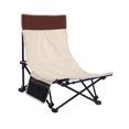 thumbnail image 4 of Chaise de Plage, Chaises de Camping Pliantes Portables Chaise de Plage Multifonctionnelle Inclinable pour Camping Patio Extérieur, 4 of 7