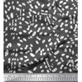 thumbnail image 1 of Soimoi Gray Rayon Fabric Cow Animal Skin Decor Fabric Printed Yard 42 Inch Wide, 1 of 3