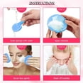 thumbnail image 5 of 24 Pieces Compressed Facial Sponge Face Cleansing Sponge Makeup Removal Sponge Pad Exfoliating Wash Round Face Sponge (Blue), 5 of 5