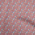 thumbnail image 1 of oneOone Coton Soie Tissu Rose Récolte Matière de Robe Tissu Imprimé Tissu au Mètre 42 Pouces de Large, 1 of 4