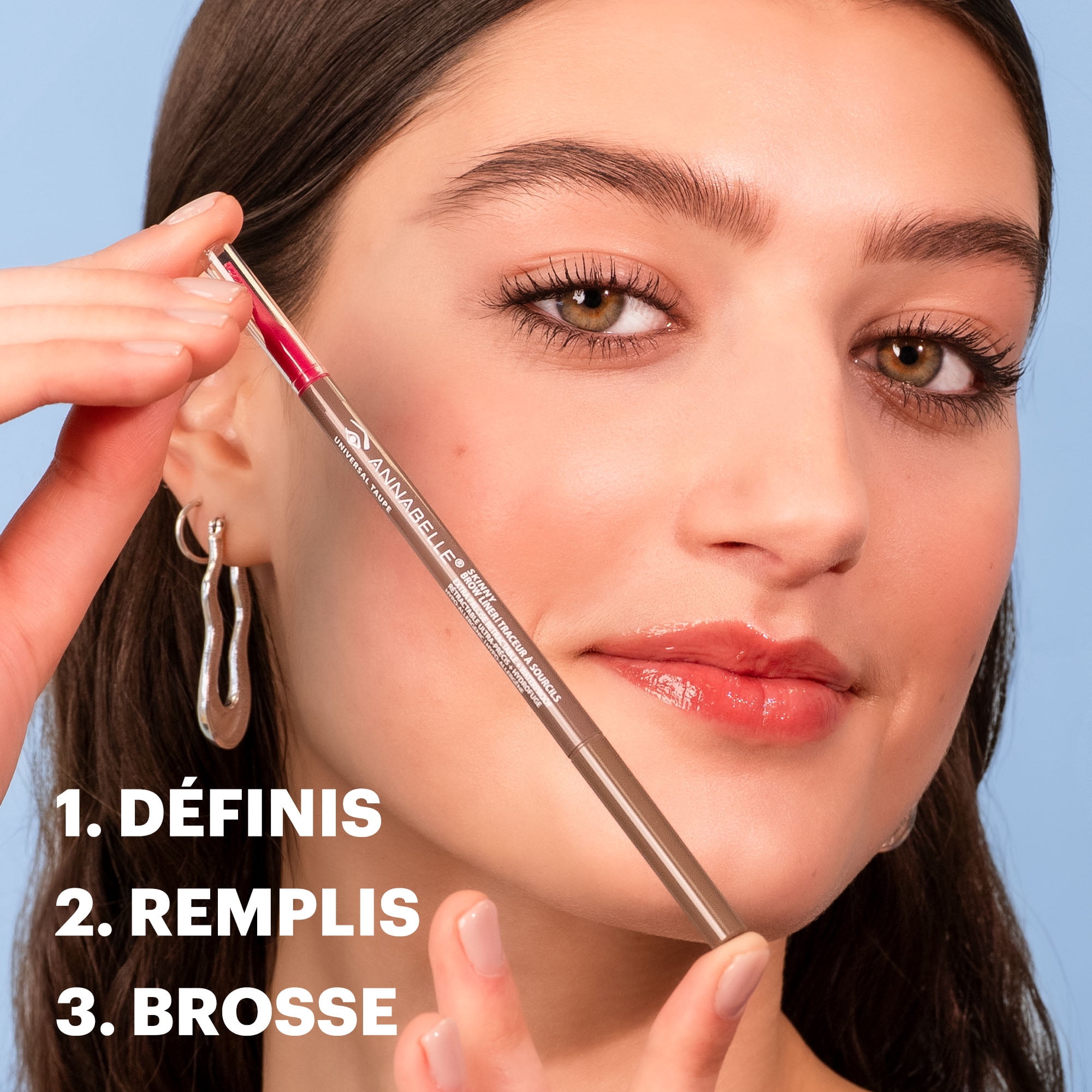 Annabelle Traceur à sourcils Skinny - Ebony