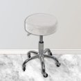 thumbnail image 3 of GROWTH TANK Housse de Tabouret Ronde de Remplacement Housse de Coussin de Siège, pour Café Bureau Blanc, 3 of 4
