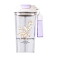 thumbnail image 2 of Suzuran Double-drink Coffee Plastic Cups Fashionable Car Straw Cups Large Capacity Beautiful Gift Cups, 2 of 6