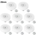 thumbnail image 1 of 8Pcs Plastic Drawer Pulley Replacement Wheels Bearing Small Pulley With Nuts Shower Room Pulley Rollers Runners Hardware, 1 of 7