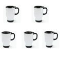thumbnail image 1 of EQCOTWEA 14oz Sublimation Stainless Steel Mug Heating Transfer DIY Craft Bottle White 5PC, 1 of 6