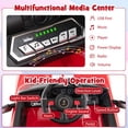 thumbnail image 4 of Costway 12V Licensed Ford Mustang Shelby GT500 Kids Ride on Car with Remote Control Red, 4 of 10