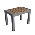 thumbnail image 1 of Anderson Teak BH-2415 Seville 1-Seater Outdoor Bench, Gray, 1 of 1