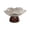 D, variant on Coffee Table Tray Plastic 10.24 in x 10.24 in x 5.12 in Gray Fruit Vegetable Snack Serving Plate with Detachable Drain Base