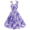 thumbnail image 1 of Ovzne Robes pour Femmes 2025 Robe Femme Robe Parent-Enfant Style Floral Nœud Robe Camisole Robe Imprimée Liquidation, 1 of 7