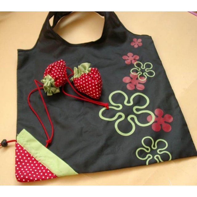 Most Popular Reusable Foldable Large Eco Shopping Travel Tote Grocery Nylon Waterproof Bag