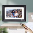 thumbnail image 3 of KODAK 10.1 Inch Wood Digital Picture Frame with Remote Control, IPS Screen HD Display, Auto-Rotate, Wall Mountable, Programmable Auto On/Off, Enjoy Your Precious Moment in Slideshow, Black, 3 of 9