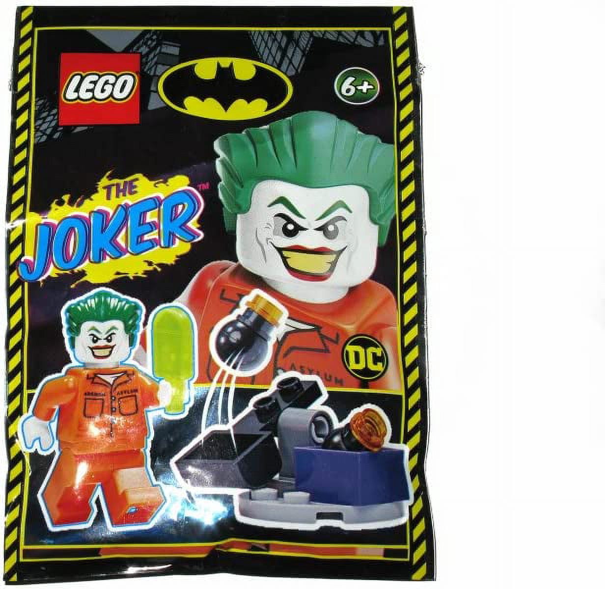 LEGO Superheroes: Arkham Joker Minifigure with Bomb Catapult
