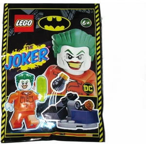LEGO Superheroes: Arkham Joker Minifigure with Bomb Catapult