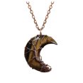 thumbnail image 1 of XZNGL Moon Safety Long Life Lock Necklace Fashionable silver Necklace, 1 of 9
