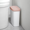 thumbnail image 4 of Dvkptbk Kitchen Trash Can Press Type Toilet with Lid Toilet Living Room Sewn Garbage Can Household Garbage Can with Lid Wastebasket Can Home Essentials, 4 of 6