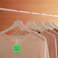 thumbnail image 4 of joycraft 200PCS Price Tags, 45mm x 35mm Price Tags with String Attached, Green Merchandise Hanging Labels, Writable Marking Tags for Jewelry, Clothing and Gift Tags, 4 of 7