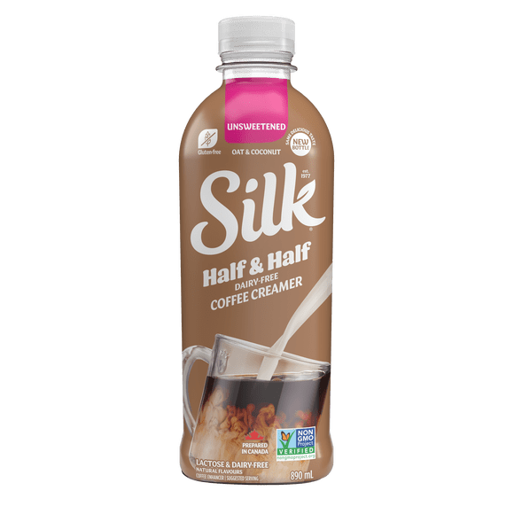 Silk Half & Half Coffee Creamer, Oat & Coconut, Dairy-Free