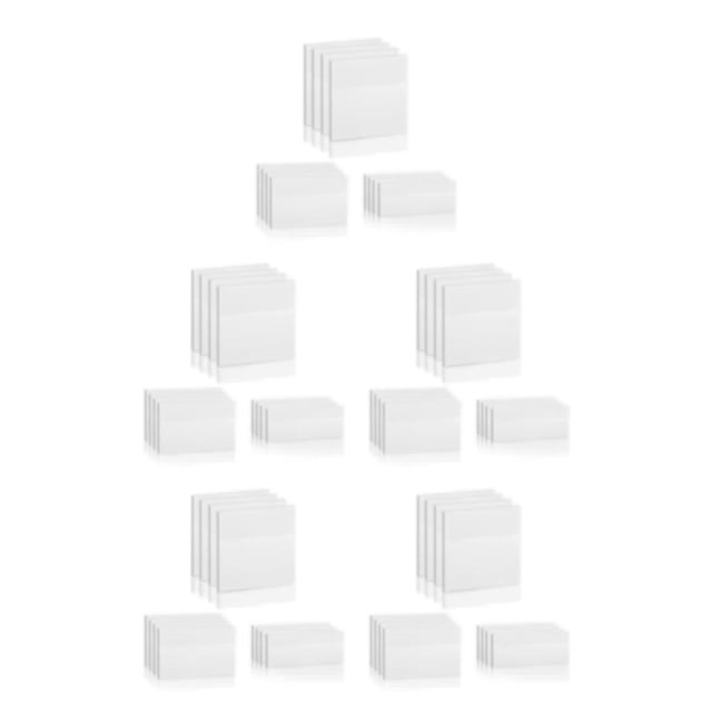 stanreset Lot de 12 Notes Autocollantes Durables pour Animaux de Compagnie, Portatives, Poste Transparent pour Prise de Notes Pratique 5Ensemble