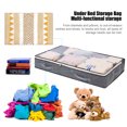 thumbnail image 4 of Lutabuo Under Bed Storage Organizer Sturdy Structure Large Capacity Underbed Bag Gray, 4 of 9