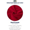 thumbnail image 3 of Ultimate Sack 30-Inch Kids Bean Bag Chair Oversized Foam Seat, Red Suede Cover, 3 of 6