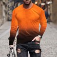 thumbnail image 2 of T-Shirts Sans Manches pour Hommes T-Shirt Dégradé pour Hommes Impression 3D Non Positionnée T-Shirt Décontracté à Manches Longues Col Rond Haut Blouses T-Shirts en Coton pour Hommes T-Shirts d'Été pour Hommes, 2 of 7