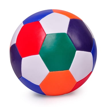 Ballon de Football Intérieur Doux pour Enfants, Mini Ballon Silencieux en Coton, Matériau en Mousse, Coordination Oeil-Main, Sécuritaire pour les Meubles, Jeu Intérieur, Jouet pour Tout-Petits