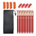thumbnail image 4 of Almencla 10pcs 7001 Aluminum Tent Stakes - Ultralight Tri-cone Tent Pegs Red, 4 of 8