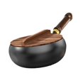 thumbnail image 1 of jifeng Wok Pan Gas Cookware Induction Cooker Frying Pan for Restaurant Kitchen Home 30cm wooden lid, 1 of 9